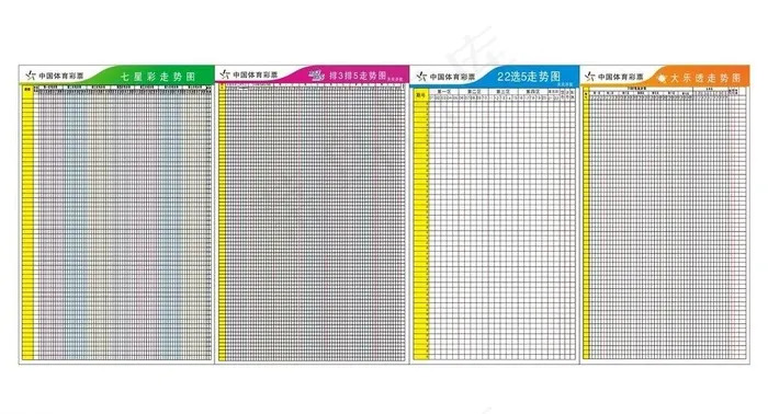 体育彩票趋势图图片cdr矢量模版下载