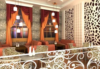 咖啡厅卡座图片