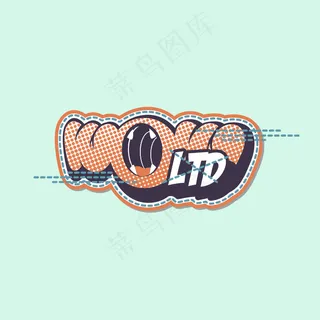 印花矢量图 生活元素 嘴巴 文字 ...