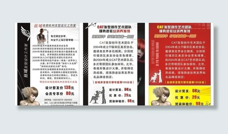 丝域美发养发图片cdr矢量模版下载