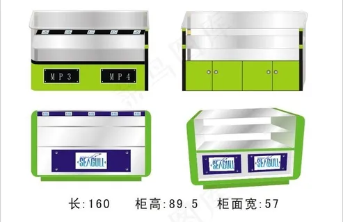 手机柜形象柜装修设计图片