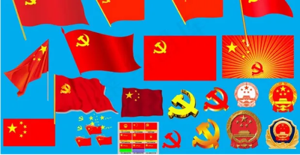 PSD党旗党微图片 PSD党旗党微图片