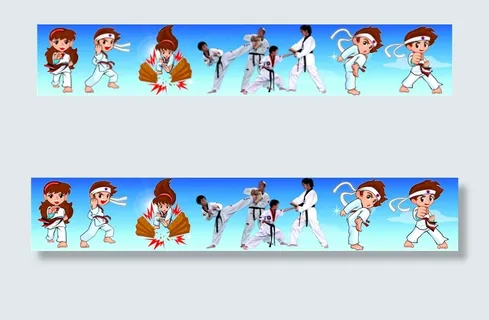 跆拳道卡通人物