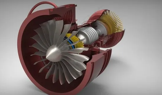 在Pro／E飞机涡轮压缩机壳体