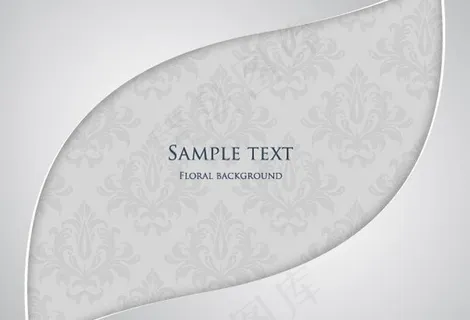 欧式花纹背景图片