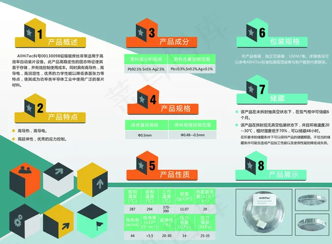 公司宣传三折页图片psd模版下载