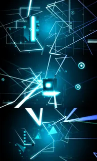 超高清电子科技通讯光束背景视频