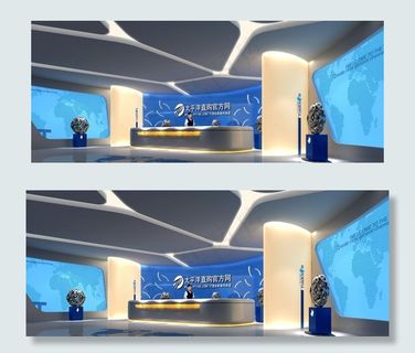 企业形象区方案二图片