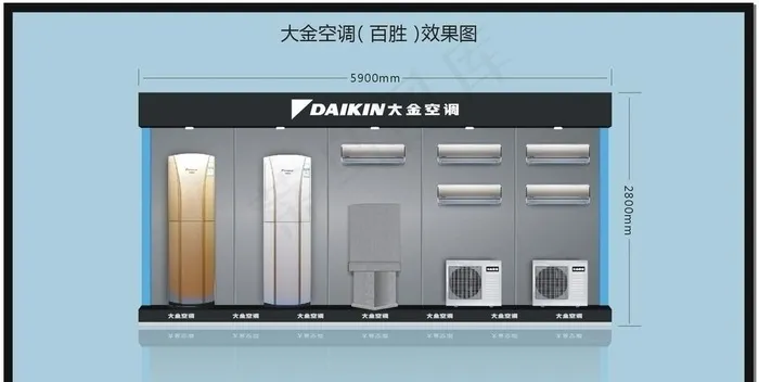 展台设计cdr矢量模版下载