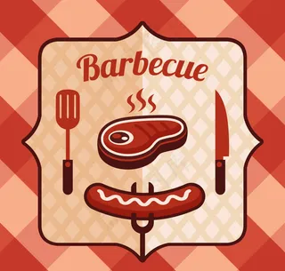 烧烤矢量素材