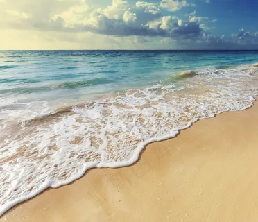 沙滩上的浪花 沙滩上的浪花