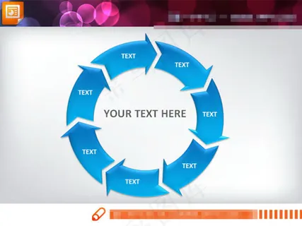 水晶风格幻灯片