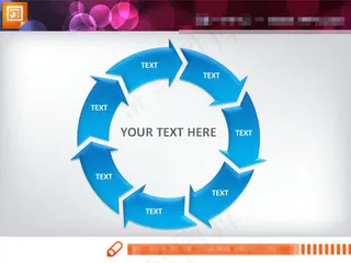 水晶风格幻灯片