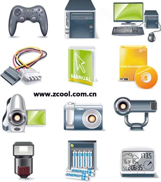 网页数码矢量素材