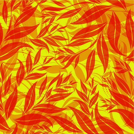 矢量艳丽花卉枝叶背景素材eps,ai矢量模版下载