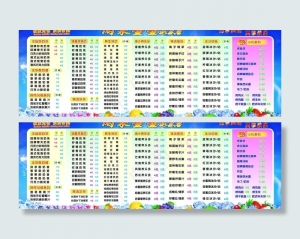 奶茶价目表 冰 水果 高清底图图片