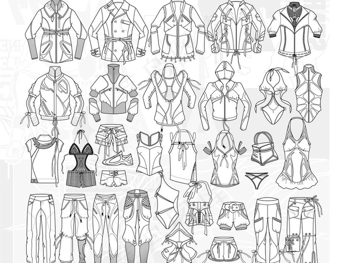 时装设计趋势款式图片