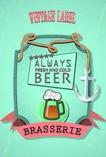 复古的咖啡馆和餐馆菜单07