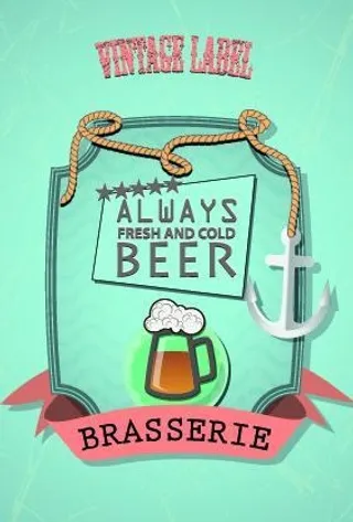 复古的咖啡馆和餐馆菜单07