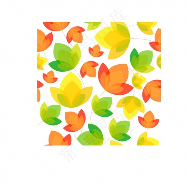 矢量树叶素材