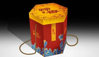 粽子包装（展开图）图片