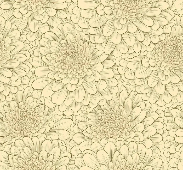 古典花朵花卉图片eps,ai矢量模版下载