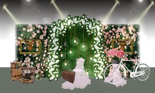 森系婚礼签到区