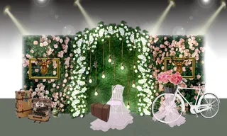 森系婚礼签到区