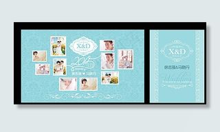 婚礼照片墙迎宾牌图片