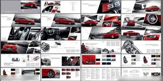 国外汽车画册矢量素材