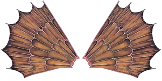 复古翅膀游戏美工设计免扣素材