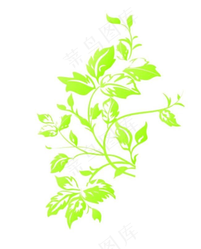 草本植物psd模版下载