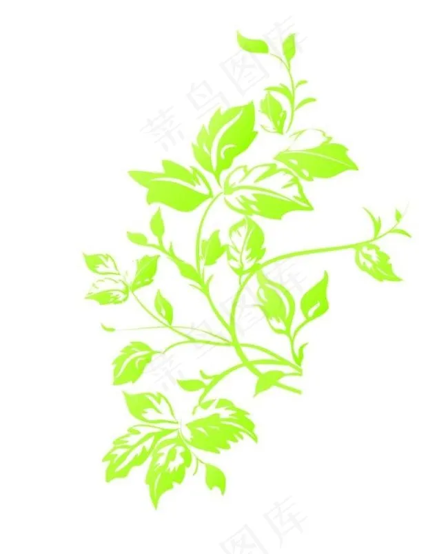 草本植物psd模版下载