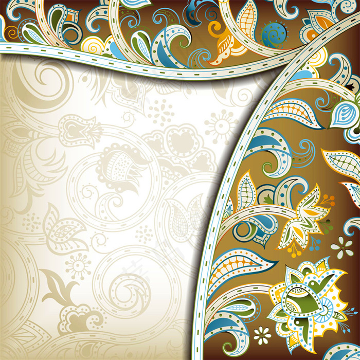 中国风邀请函背景边框图片