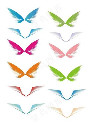 创意矢量翅膀图片