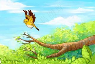 flash逼真小鸟图片