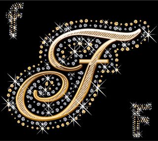 数字英文闪亮海报素材艺术字体设计钻...