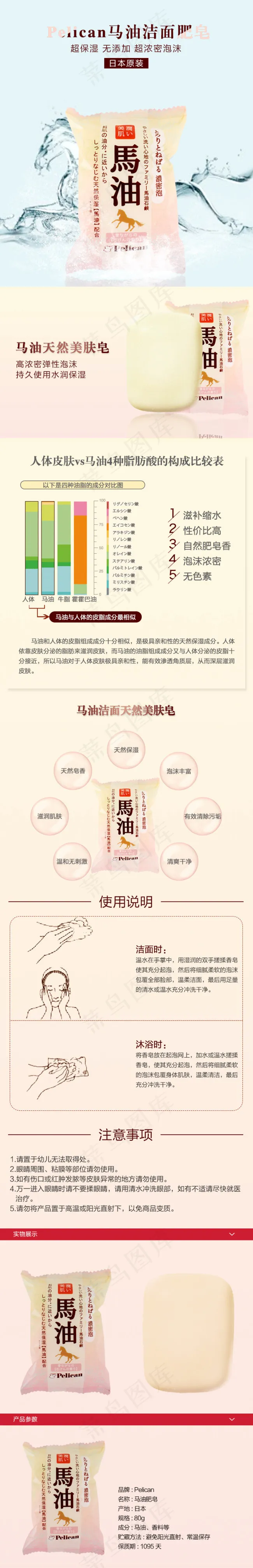 马油洁面皂psd模版下载