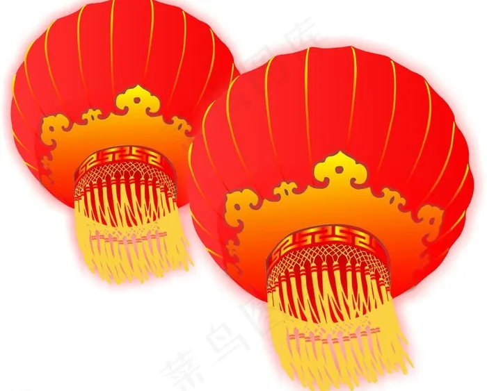 灯笼图片cdr矢量模版下载