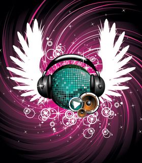 2款潮流音乐元素矢量素材