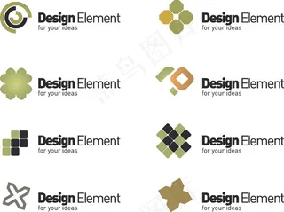 logo模板矢量图形