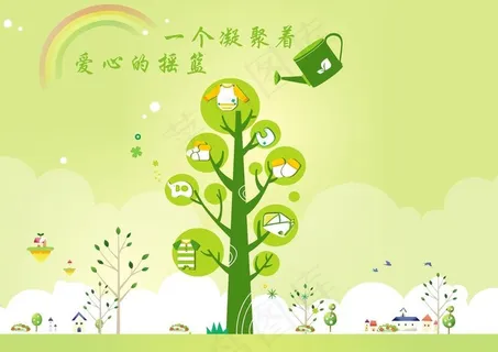 童装宣传墙图片