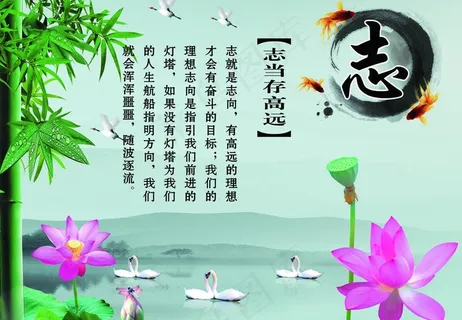 中国风校园文化墙 志图片 中国风校园文化墙 志图片
