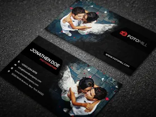 婚纱摄影名片样机