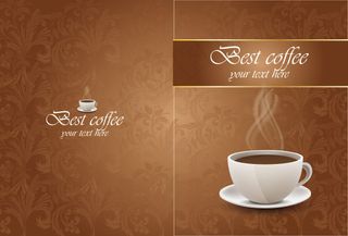 咖啡餐饮背景设计