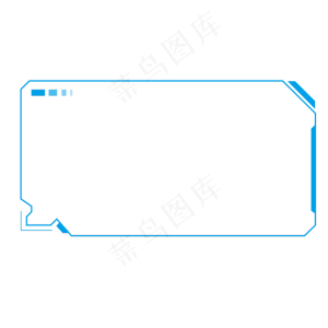 简约科技感蓝色炫酷边框标题框矢简约科技感蓝色炫酷边框标题框矢