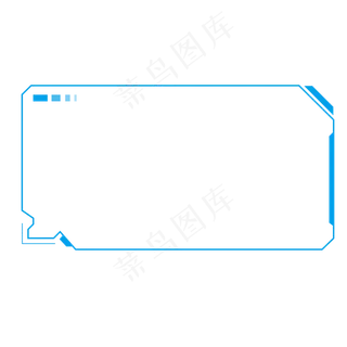 简约科技感蓝色炫酷边框标题框矢简约科技感蓝色炫酷边框标题框矢