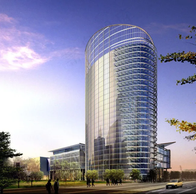 商业办公楼建筑3D立体模型图