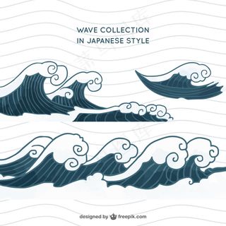 水纹水波纹浪花水珠夏季素材