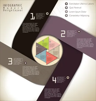 创意信息图表矢量图